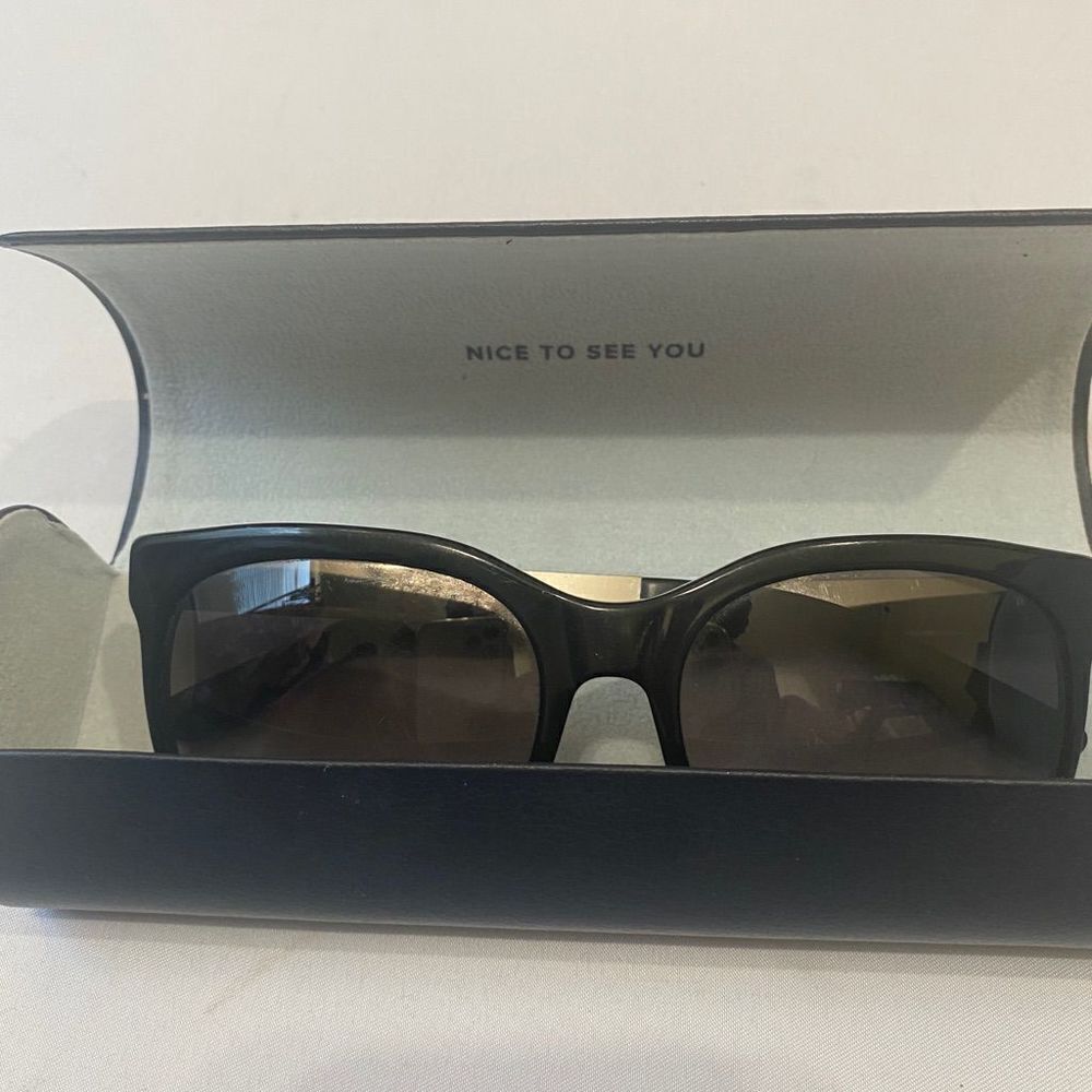 Marc by Marc Jacobs Sunglasses Black on Black with Brown,Silver, Gray Metal - Picture 16 of 16